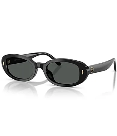 TY7241D 52mm Oval Sunglasses by Tory Burch