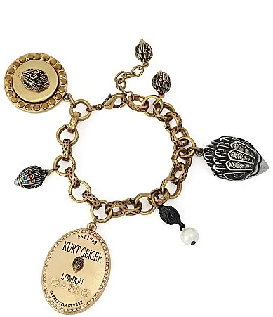 Kurt Geiger London Mansion Signature Eagle Charm Bracelet by Kurt Geiger