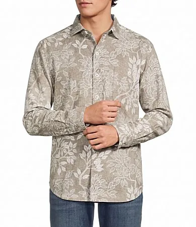 Canyon Beach Pebble Dunes Long Sleeve Woven Shirt by Tommy Bahama