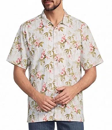 Coastal Ease Bamboo Falls Short Sleeve Woven Shirt by Tommy Bahama