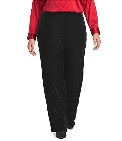 Silk Velvet Woven Wide Leg Pants by Eileen Fisher