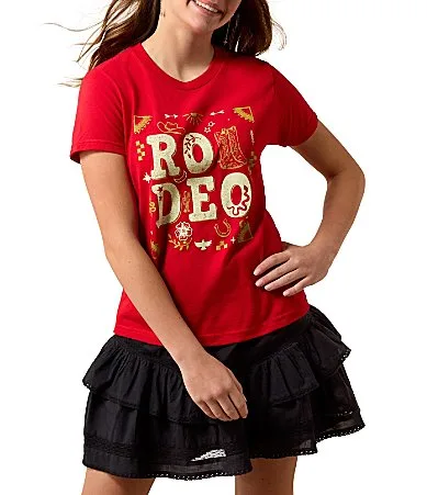 Short Sleeve Rodeo Collage Tee by Ariat