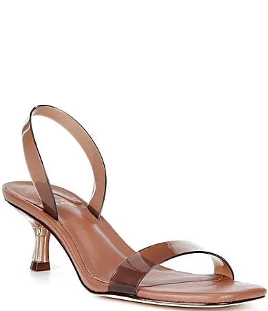 Bryce Two Vinyl Slingback Sandals by Antonio Melani