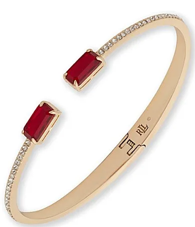 Lauren Ralph Lauren Siam Baguette Cuff Bracelet by Ralph Lauren