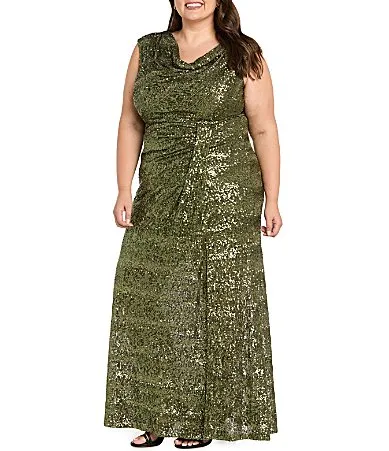 Sequin Long Dress by R&M Richards