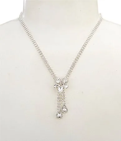 Floral Knot Y-Necklace by Cezanne