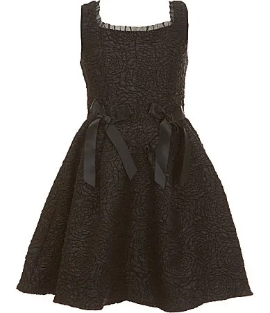 Sleeveless Brocade Dress by Rare Editions