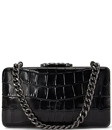 Lauren Ralph Lauren Croc-Embossed Small Franki Clutch by Ralph Lauren