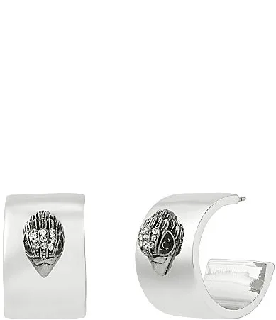 Mansion Signature Eagle Hoop Earrings by Kurt Geiger