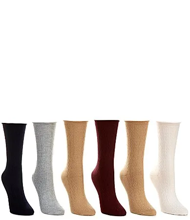 Lauren Ralph Lauren Mini Cable Socks 6-Pack by Ralph Lauren