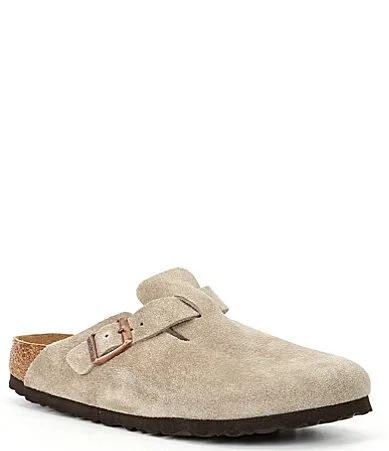 Boston Suede Soft Footbed Family Matching Clogs by Birkenstock