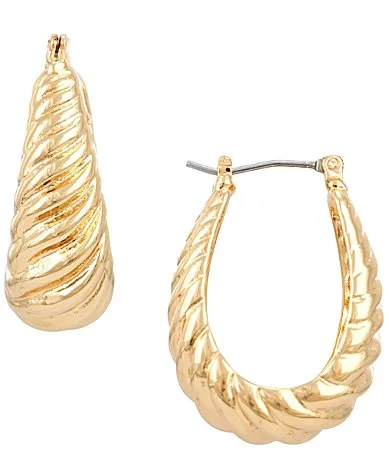 Twisted Hoop Earrings by Dillards