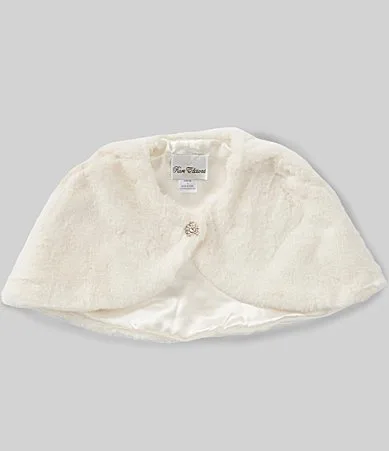Faux-Fur Cape by Rare Editions