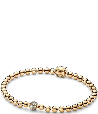 Beads & Pave Line Bracelet by Pandora