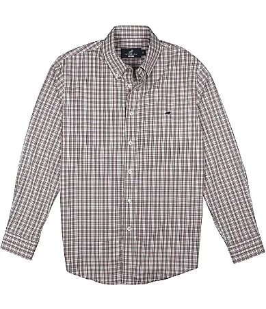 Plaid Long Sleeve Woven Shirt by Properly Tied