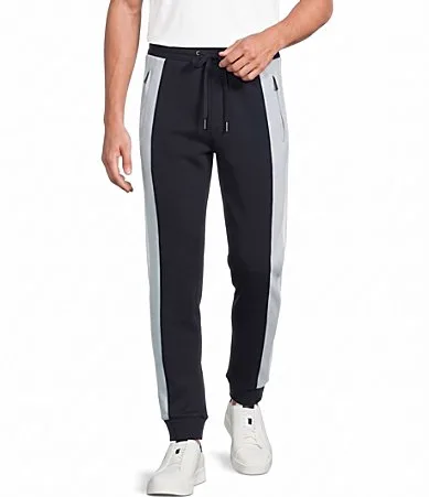 Liquid Luxury Lucas Color Block Jogger Pants by Murano