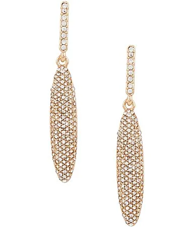 Southern Living x Borrowed & Blue Pave Rhinestone Drop Earrings by Southern Living