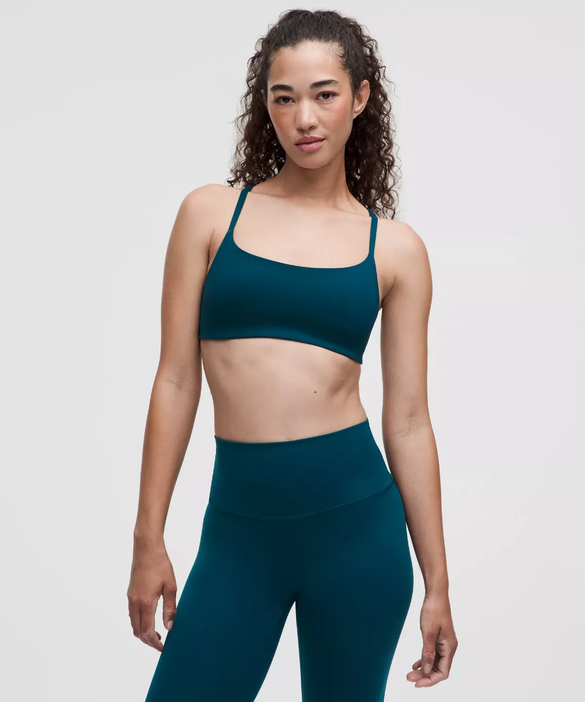 Wunder Train Strappy Racer Bra by Lululemon