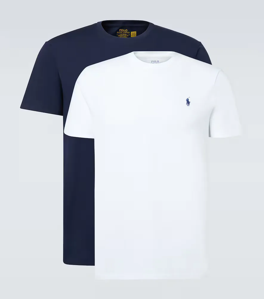 Set of 2 Cotton Jersey T-Shirts by Polo Ralph Lauren