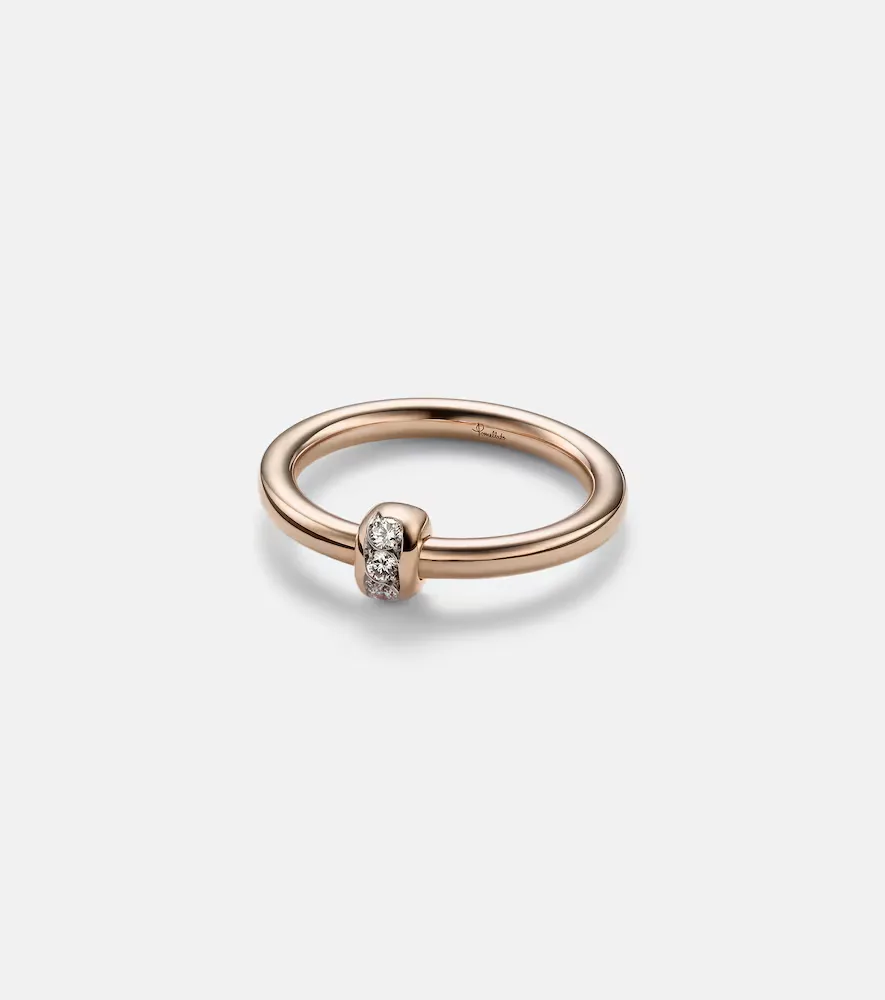 Together 18kt Rose Gold Ring with Diamonds by Pomellato