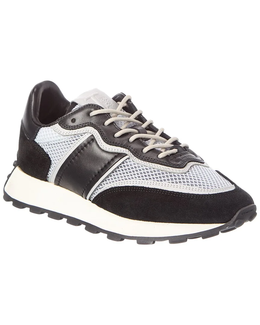 Leather & Mesh Sneaker by Tod's