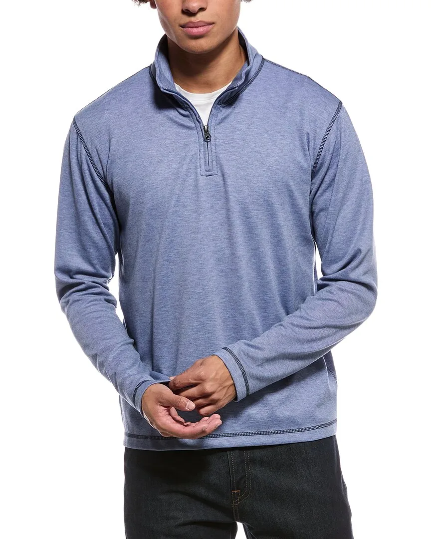 Mini Oxford 1/4-Zip Sweater