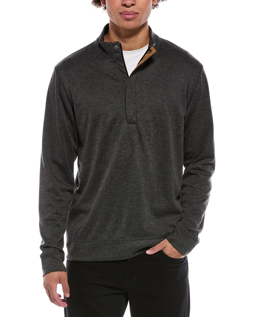 Soft Brushed 1/4-Zip Sweater by Vintage 1946