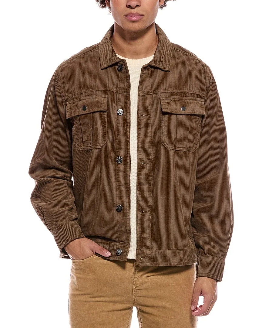 Garment Dyed Washed Corduroy Jacket by Vintage 1946