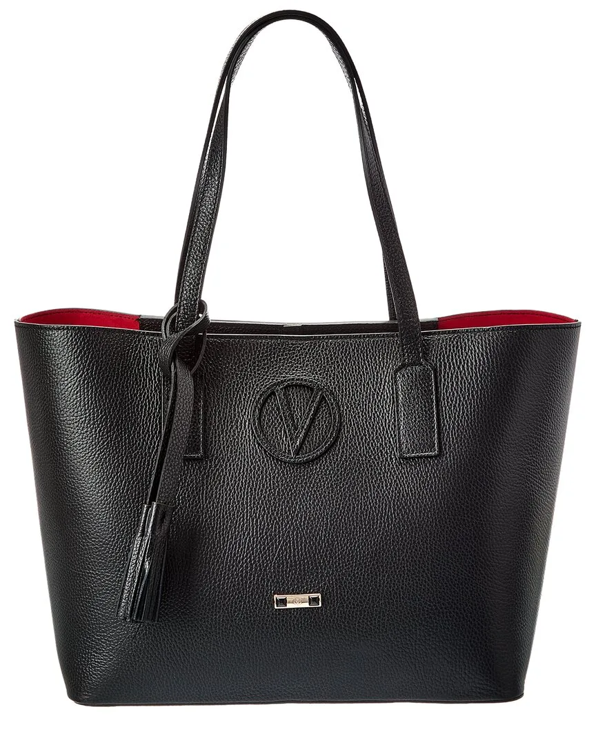 Soho Medallion Leather Tote by Valentino by Mario Valentino