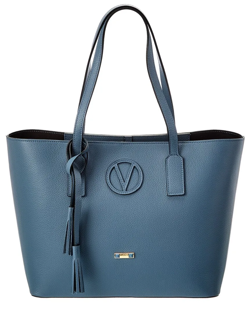 Soho Medallion Leather Shoulder Bag by Valentino by Mario Valentino