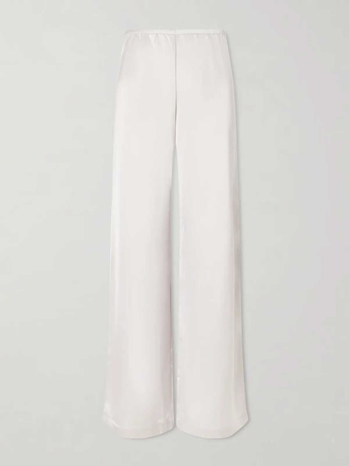 Barb Satin Wide-Leg Pants