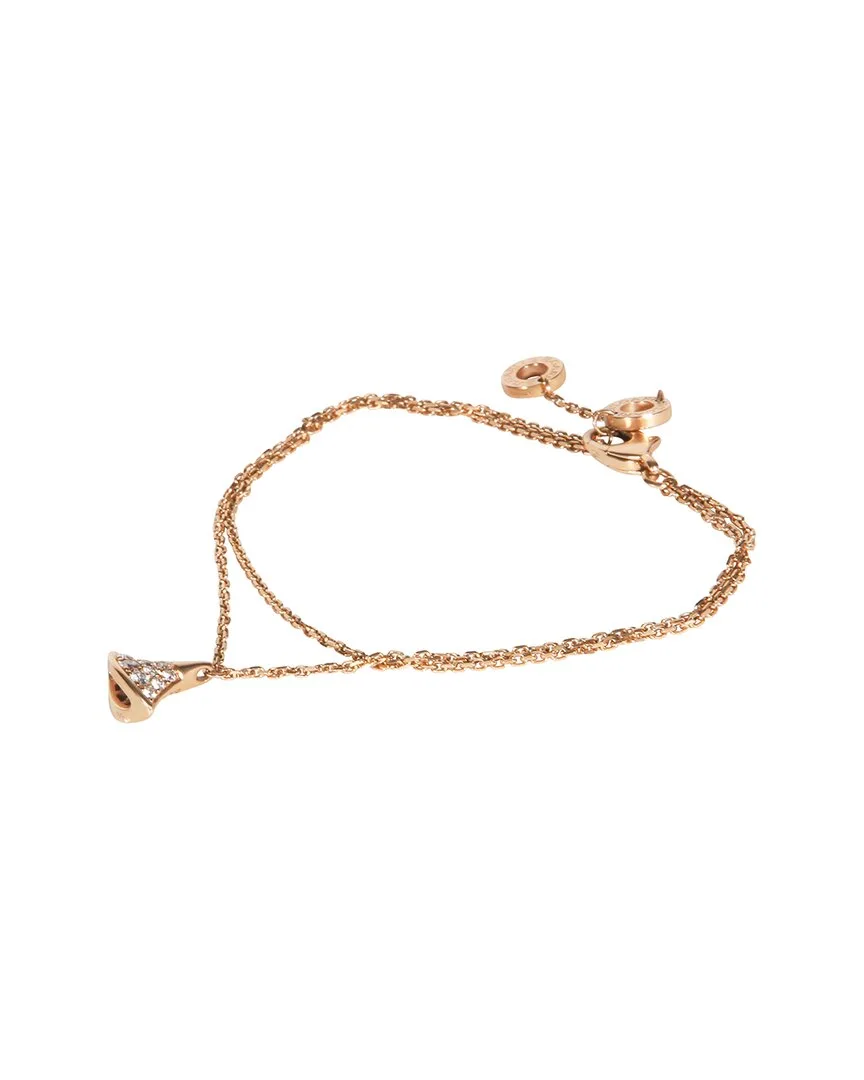 Divas Dream Rose Gold 0.26 ct. tw. Diamond Bracelet (authentic Pre-Loved) by BVLGARI