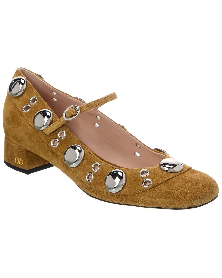 Vlogo 30 Mary Jane Suede Pump by Valentino