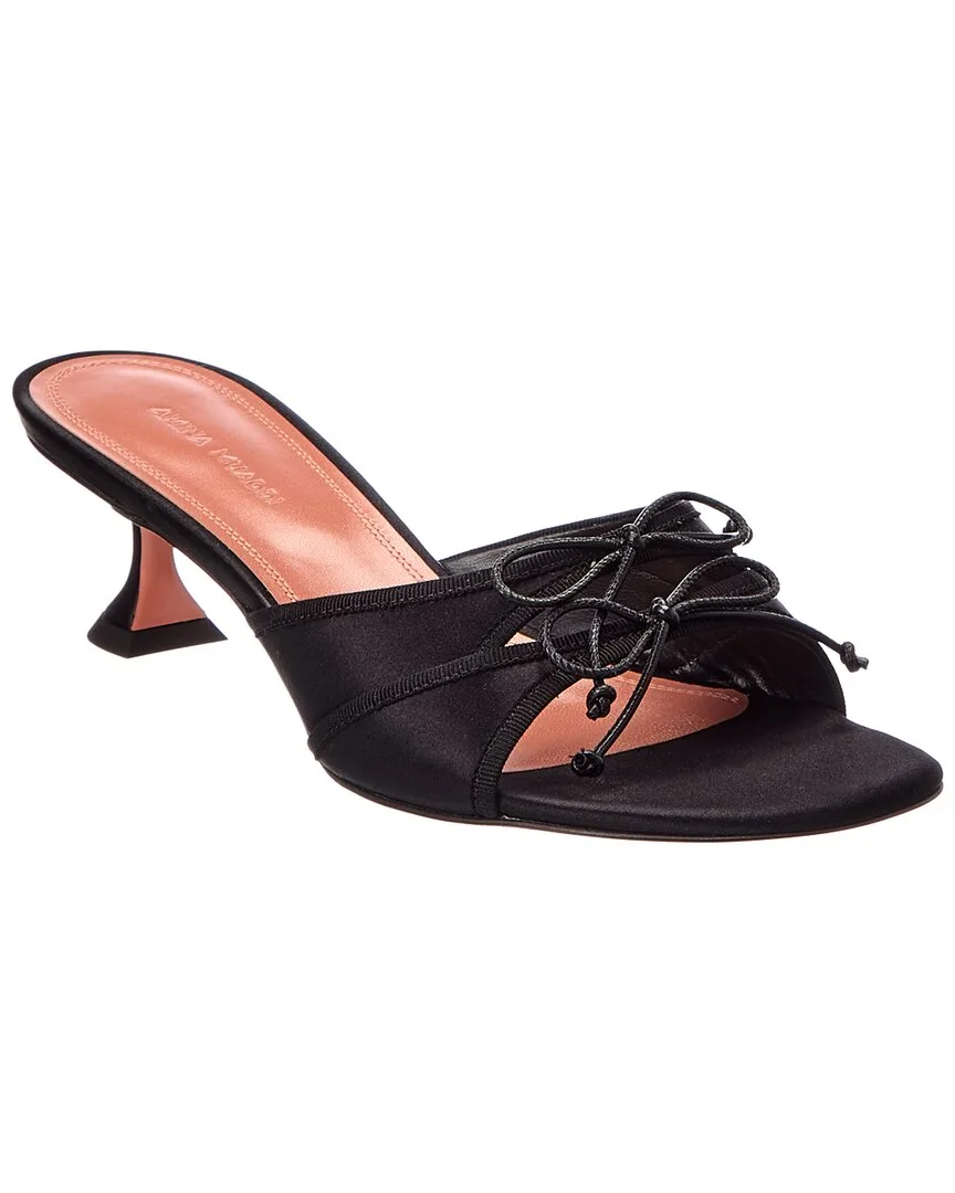 Eleonora Satin Sandal by Amina Muaddi