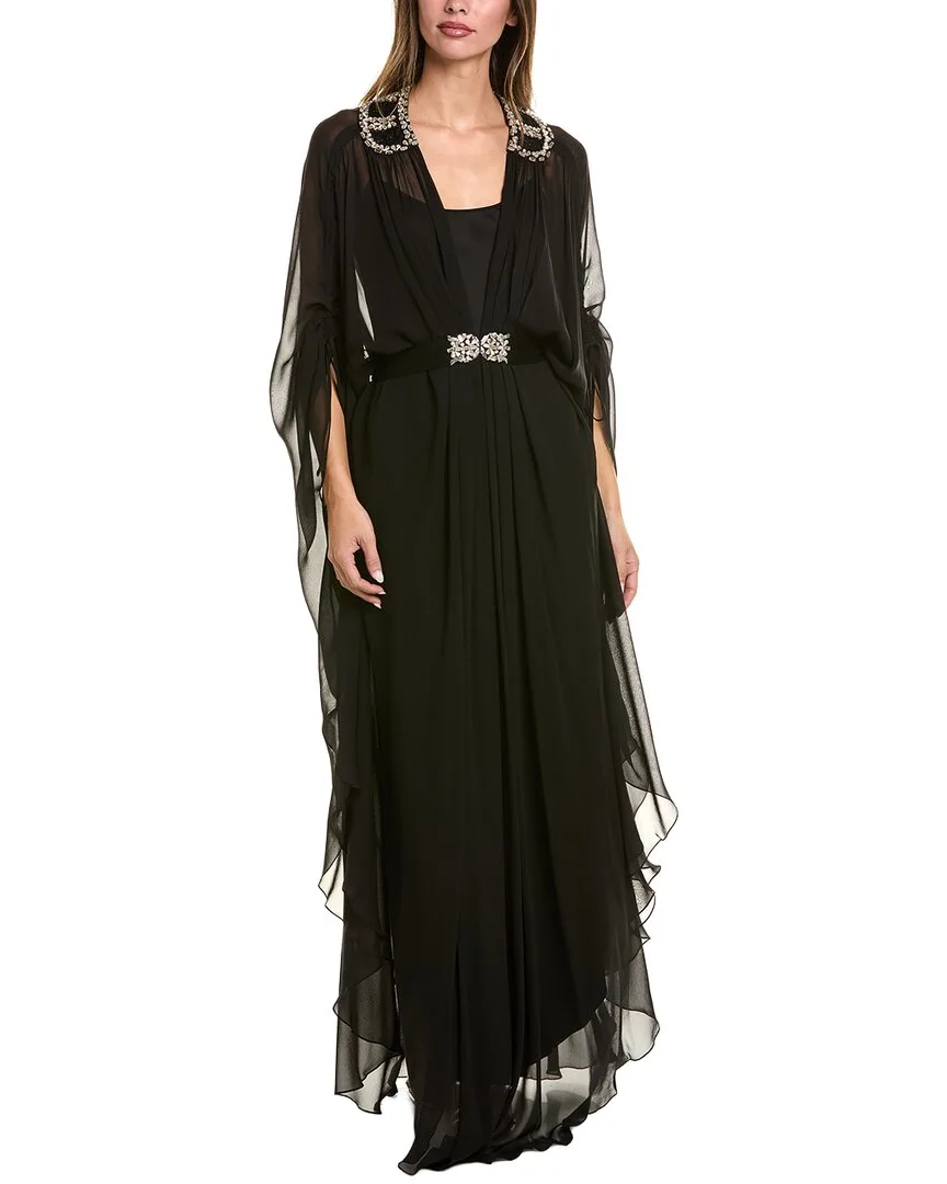 Sofia Silk Kaftan by Temperley