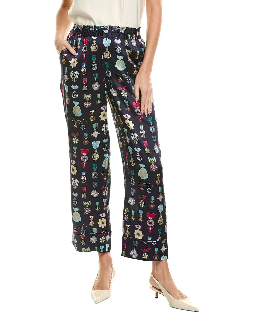 Gloriette Silk-Blend Trouser by Temperley