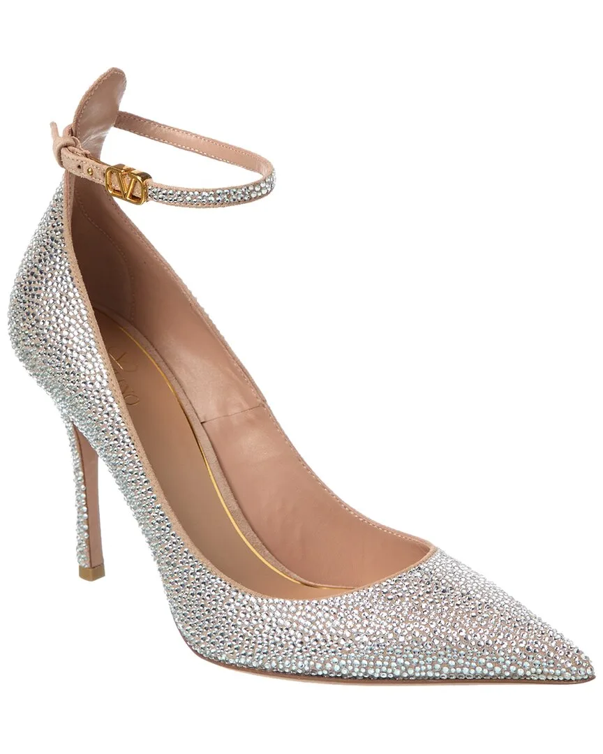 Suede 100 Pump by Valentino