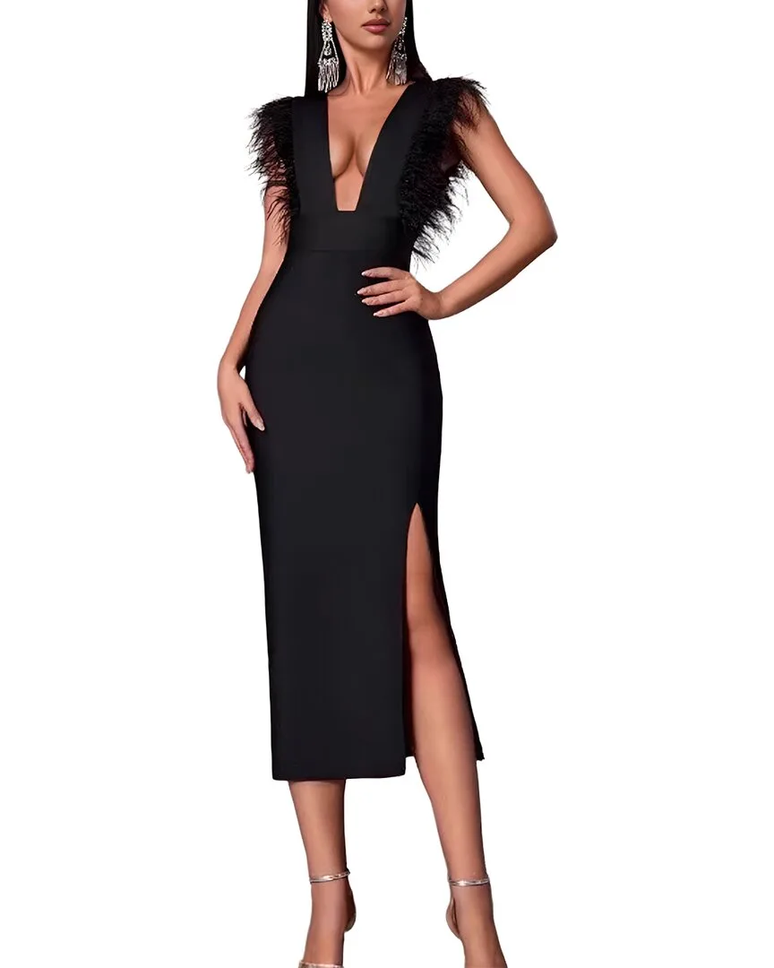 Midi Dress by Amina Glam