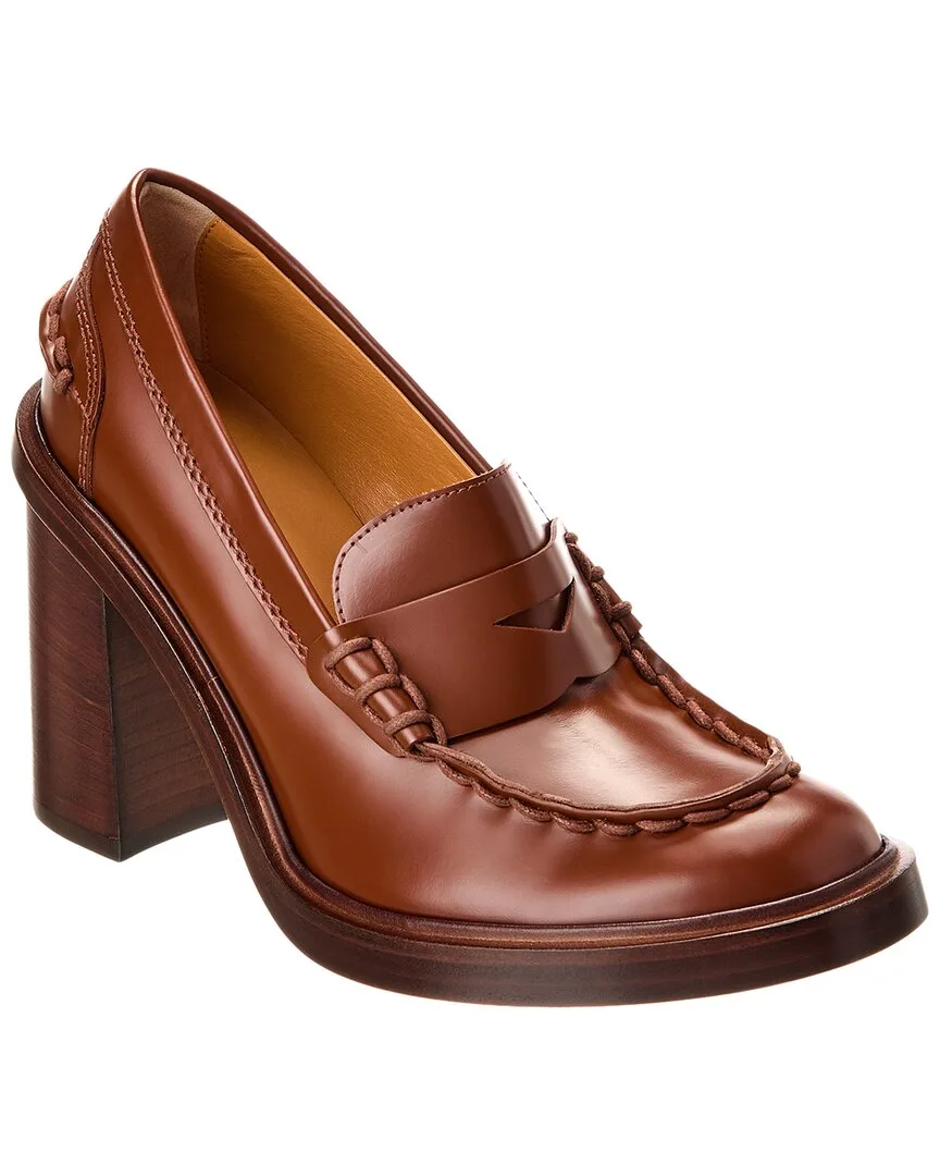 Moccas Leather Pump by Tod's