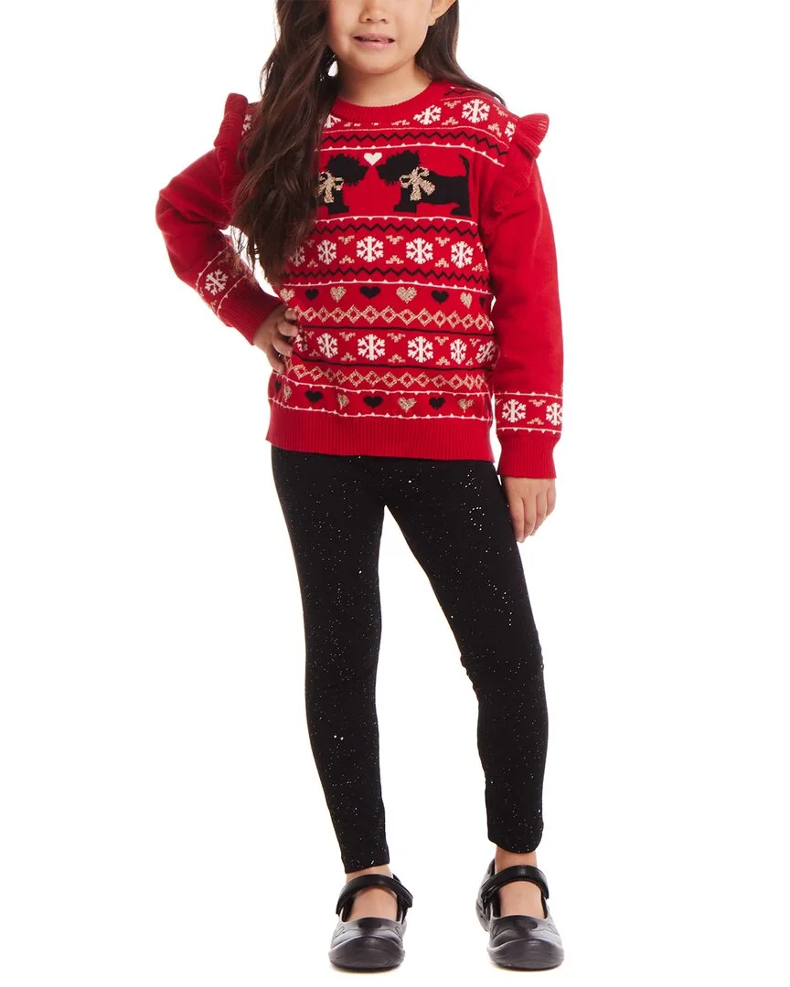 Dog Fairisle Sweater Set by Andy & Evan