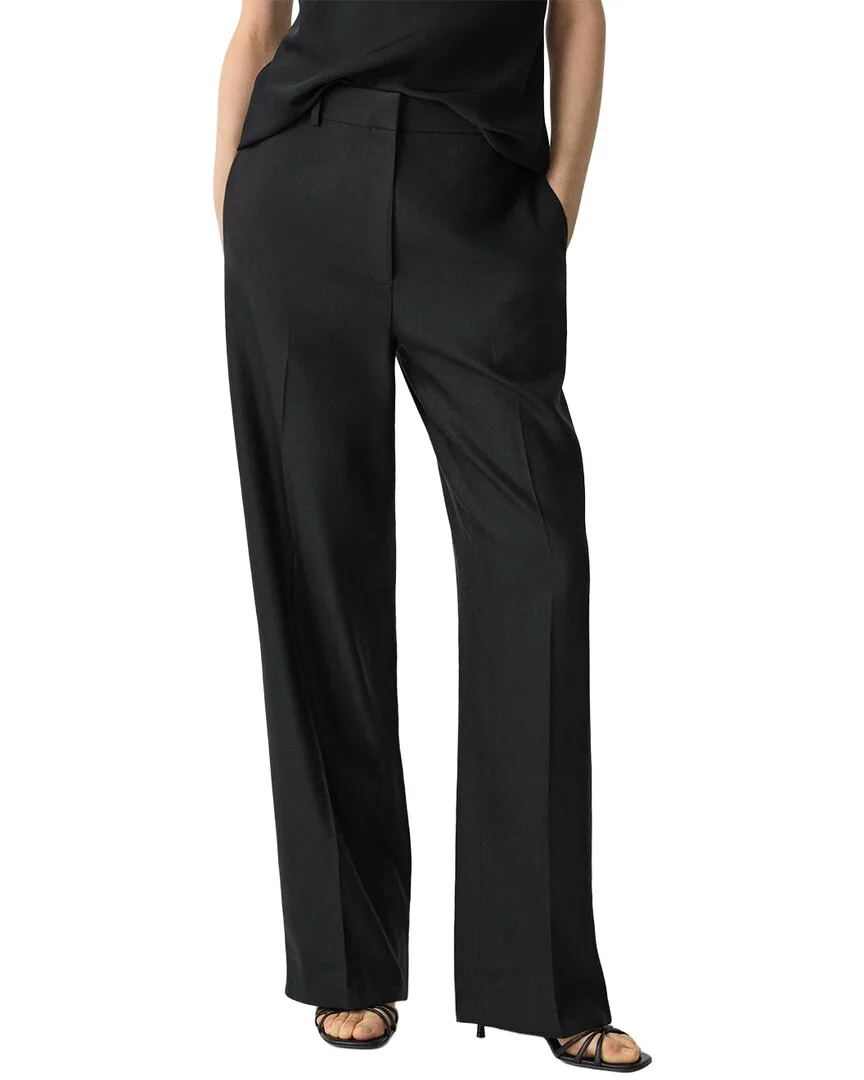 Linen-Blend Trouser by Theory