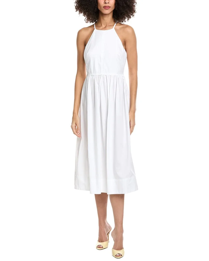 Fitted Midi Halter Dress by Bella Dahl