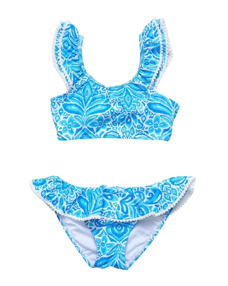 Santorini Frill Crop Bikini by Snapper Rock