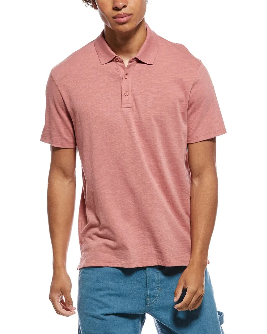 Slub Polo Shirt by Vince