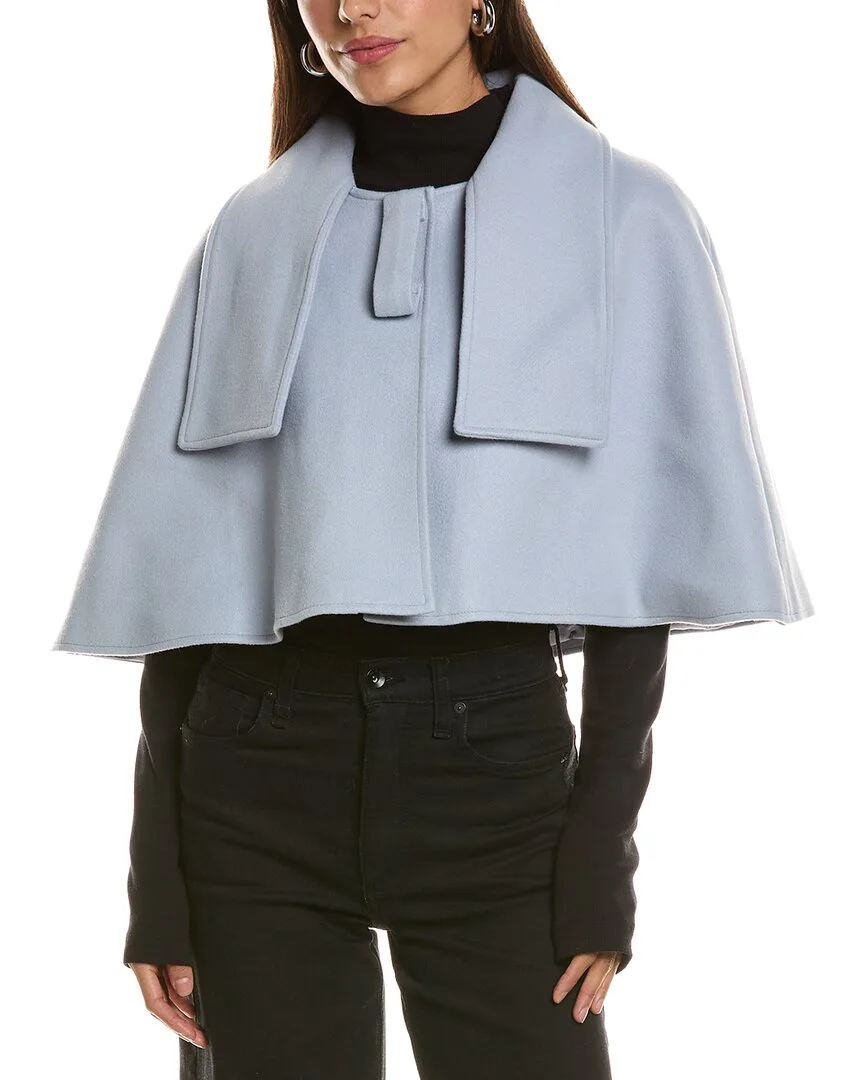 Scarf Neck Cape by La Fiorentina