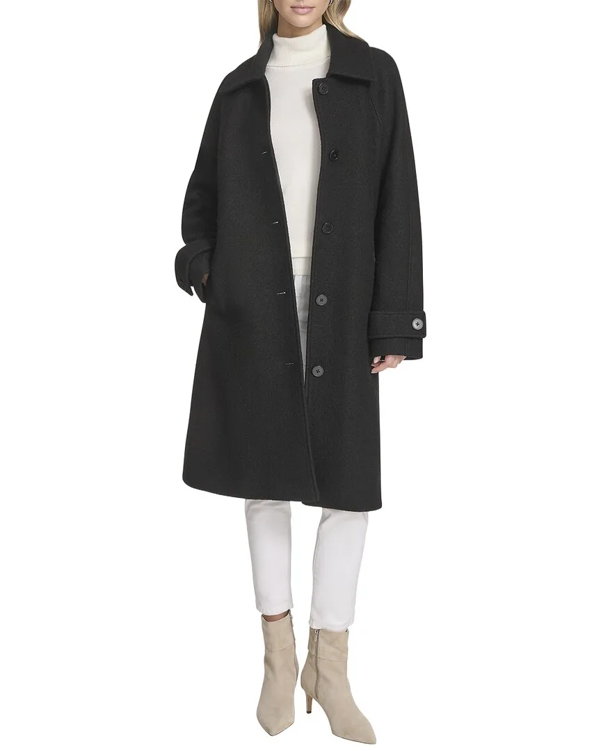 Jupiter Wool-Blend Balmacaan Coat