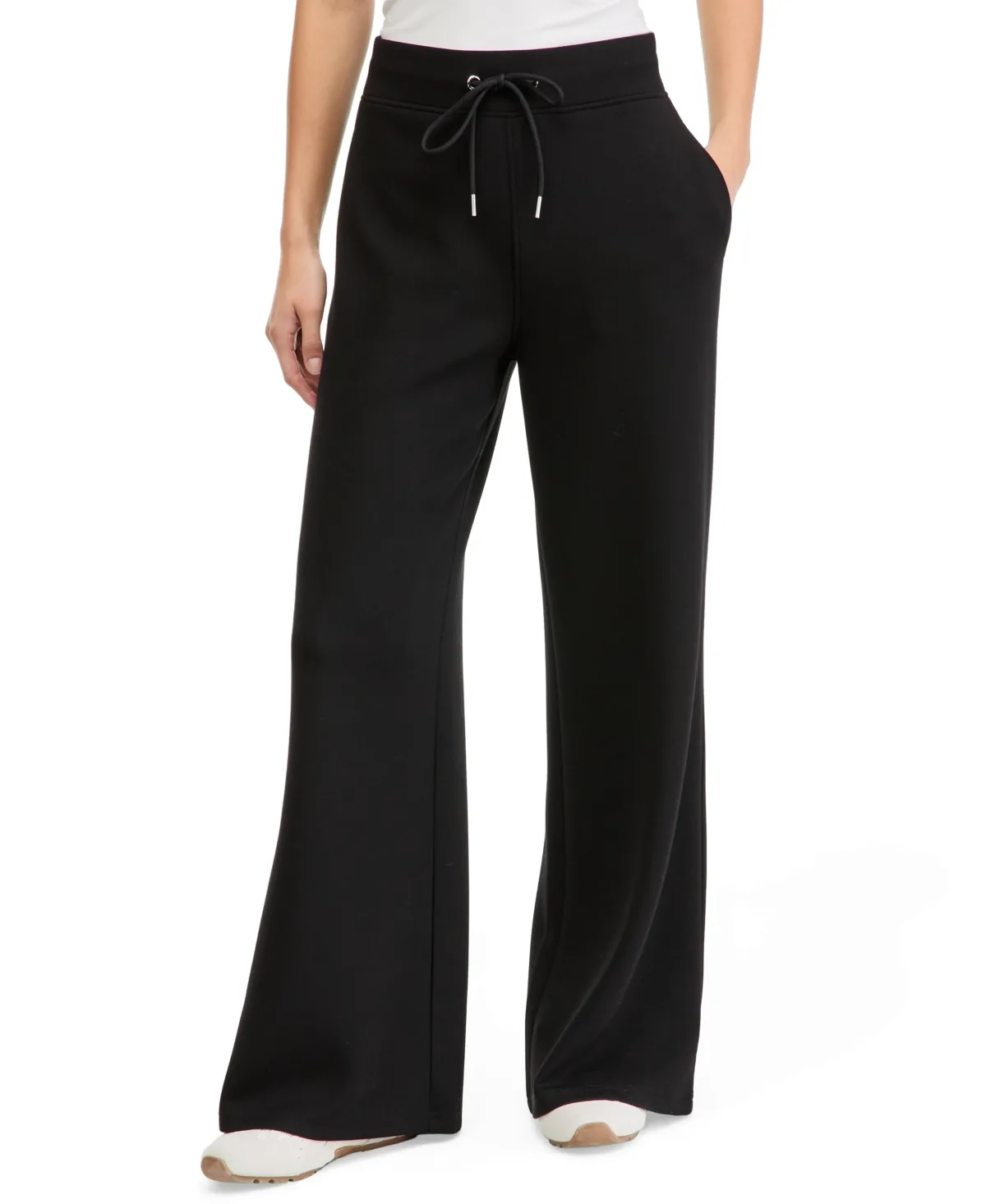 Scuba High-Rise Wide-Leg Pants by And Now This
