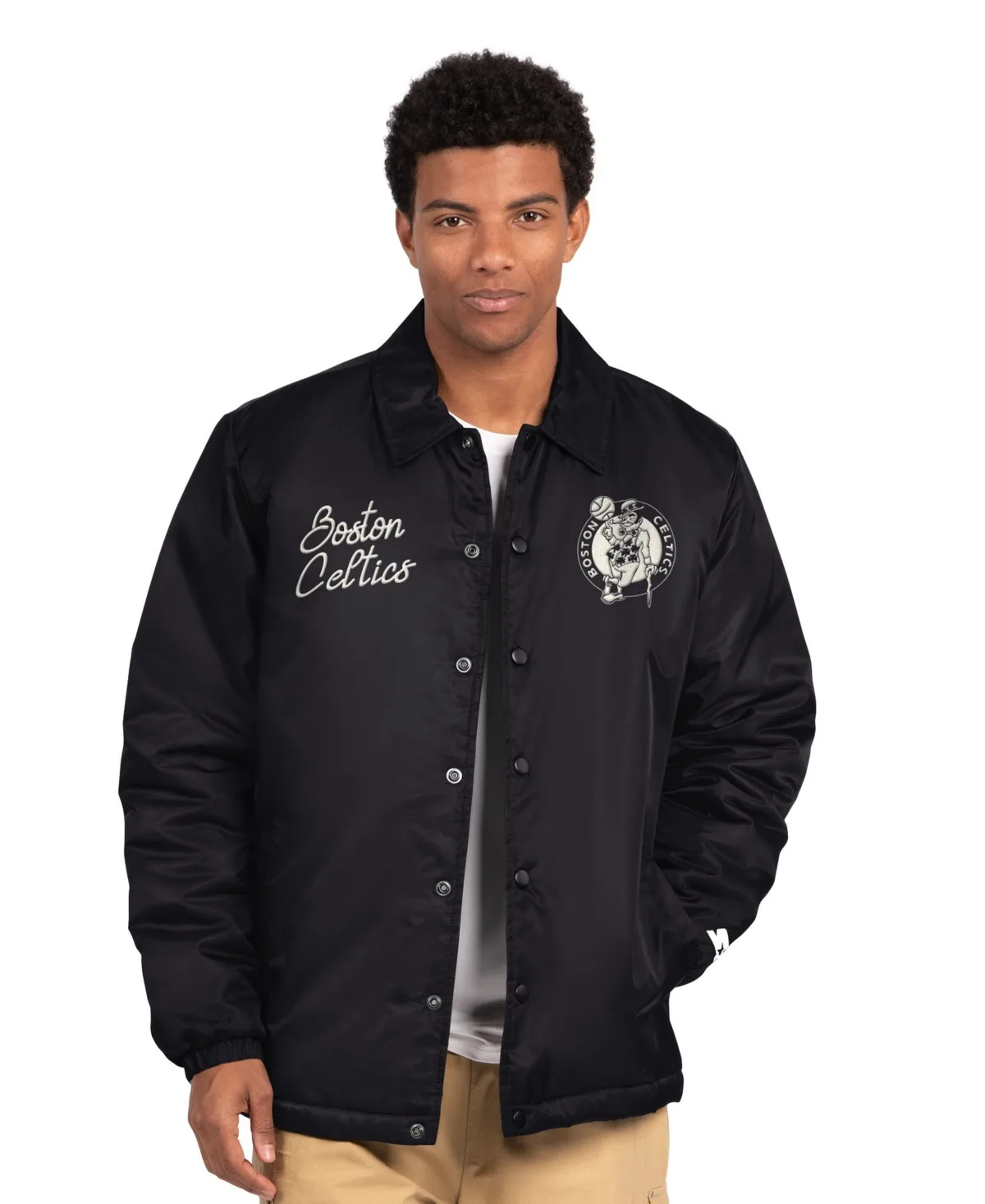 Starter Boston Celtics Full-Snap Coaches Jacket by Starter