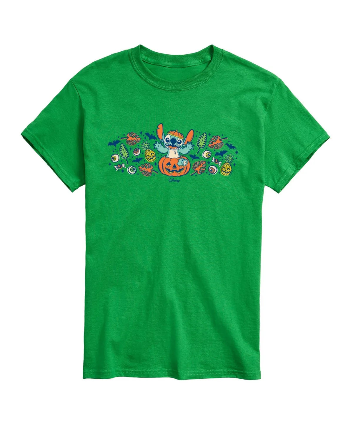 Airwaves Pumpkin Halloween Florals Graphic Crewneck T-Shirt by Airwaves