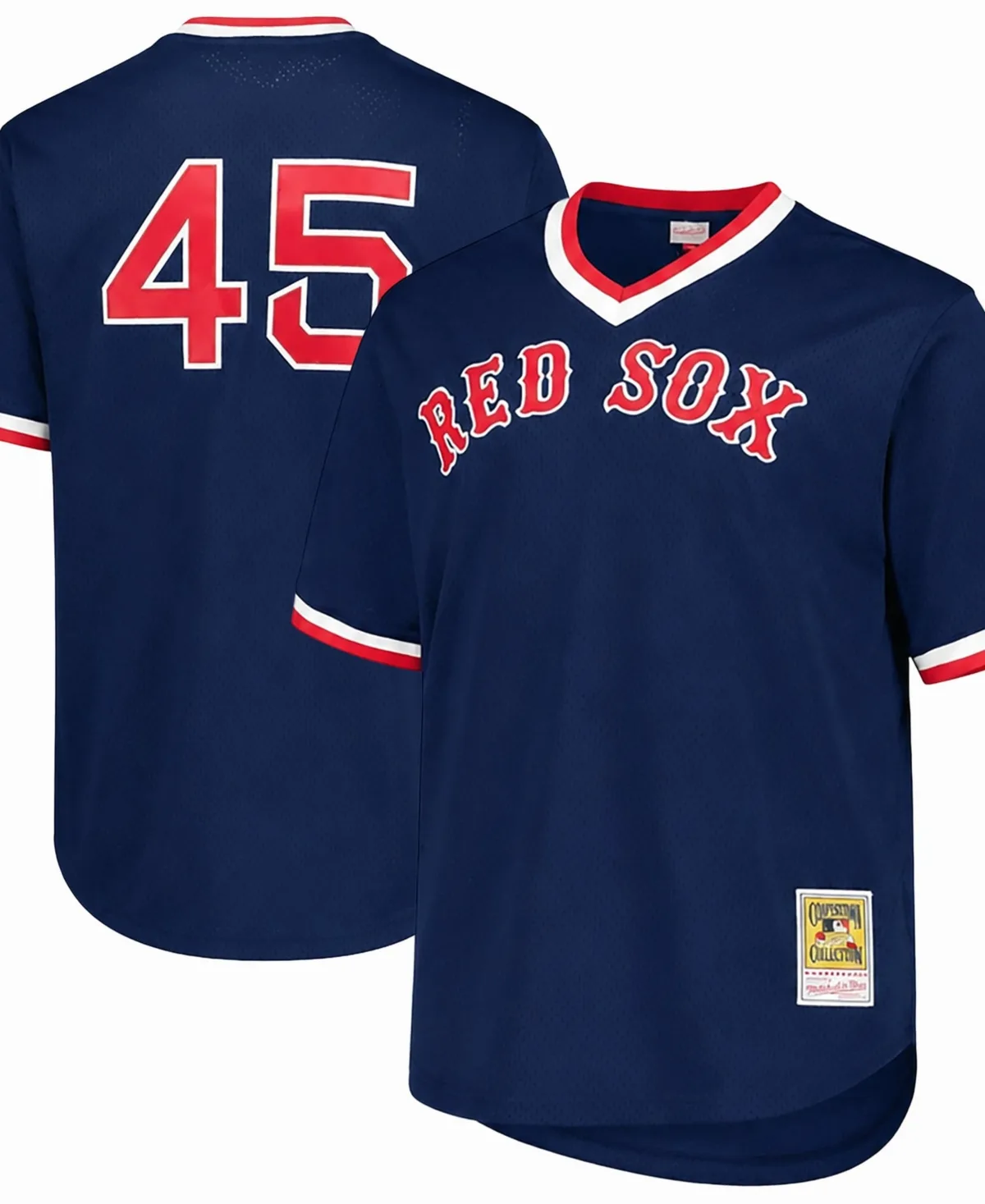 Pedro Martinez Boston Red Sox Cooperstown Mesh Batting Practice Jersey by Mitchell & Ness